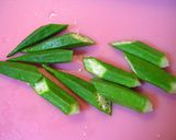 カレーが香る✿ナスとオクラの煮物作り方2写真