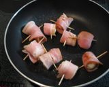 うずらのベーコン巻き作り方3写真