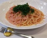 絶品！沖縄パスタ☆豆腐ようの漬け汁で作り方4写真