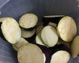 茄子とお肉の和風スパゲッティ作り方1写真