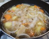 手羽元とじゃが芋の塩肉じゃが作り方5写真