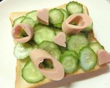 魚ニソ×胡瓜のスパイシートースト作り方4写真