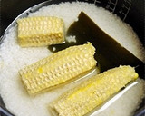 夏ご飯♪ とうもろこしの炊き込みご飯作り方3写真