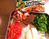 横浜発祥！ナポリタンなカレー☆作り方1写真