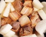 ダッチオーブンで！大根と豚の角煮作り方5写真