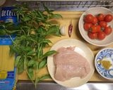 クミンとバジルのエスニック・パスタ作り方1写真