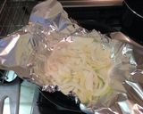 キノコたっぷりむきエビサーモンホイル焼き作り方2写真
