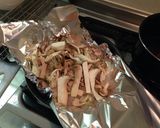 キノコたっぷりむきエビサーモンホイル焼き作り方5写真