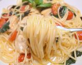 クミンとバジルのエスニック・パスタ作り方7写真