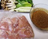 ご飯が進む☆鶏むね肉の胡麻チーズ焼き☆作り方1写真
