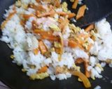 リメイク・にんじんしりしり入り炒飯作り方3写真