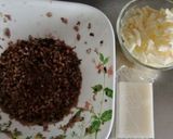 雑穀米で、レンジ簡単チーズ焼きもち作り方1写真