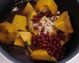 かぼちゃと雑穀米の小豆入り茶巾風作り方2写真