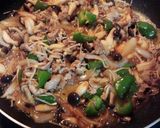 豚キノコ丼ぶり作り方7写真