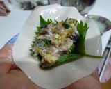 青シソ餃子作り方1写真
