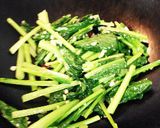 青菜炒め作り方4写真