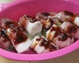 レンジで♬薄切り肉の焼豚風作り方5写真