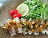 魚料理★はまち鰤ステーキバター醤油ねぎソース作り方8写真