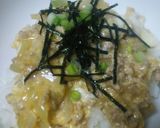 豚ミンチと豆腐のそぼろ丼作り方4写真