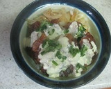 オッサンの竜田揚げ風マヨガリ豚丼作り方6写真