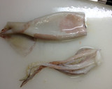 詰め物をしたスルメイカの墨煮作り方1写真
