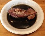 詰め物をしたスルメイカの墨煮作り方8写真