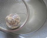ホットケーキミックスで✿栗入り薄皮饅頭作り方4写真