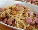 サルシッチャとパングラタットのパスタ作り方11写真