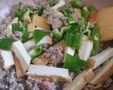 簡単！ひき肉と厚揚げのカレー粉炒め♡作り方3写真