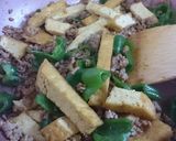 簡単！ひき肉と厚揚げのカレー粉炒め♡作り方4写真