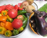 夏野菜たっぷりカレー作り方1写真