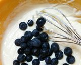 レンジで簡単！ブルーベリーのチーズケーキ作り方4写真
