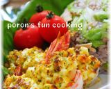 海老タルタルマヨ焼き＆キャベツナ雑穀ご飯作り方8写真