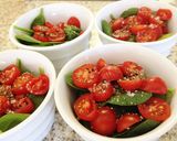 卵★チーズ★野菜のココット焼き作り方3写真