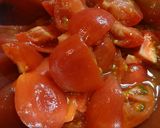 フレッシュトマトとクレソンのパスタ作り方2写真