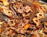 豚肉の具だくさんキンピラ!作り方5写真