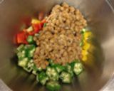 ローフード♪ねばねば夏野菜作り方2写真