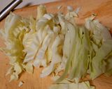 蒟蒻麺でひじき煮のリメイク焼きそば風～作り方2写真