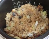 納豆のタレ活用　炊き込みご飯　さんま缶作り方3写真