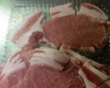 夜*我が家人気*豚ロース蜂蜜しょうが焼き作り方1写真