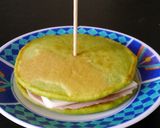 グリーン パンケーキ サンドイッチ作り方12写真