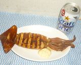 パパの生姜醤油の焼きイカ作り方5写真