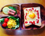 モーニングプレートエッグトースト作り方4写真