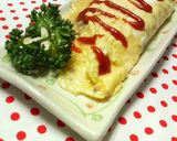 母の味☆メインおかずにひき肉入りオムレツ作り方4写真