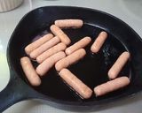 ＊ポークビッツとパプリカのオムレツ＊作り方2写真