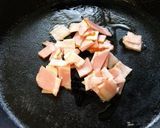 ベーコンとキャベツの和風パスタ作り方3写真
