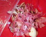 レンジで簡単☆しめじベーコン納豆のパスタ作り方2写真