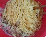 レンジで簡単☆しめじベーコン納豆のパスタ作り方5写真