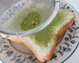 サクサクおいしい、碾茶入り抹茶トースト作り方3写真
