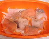 超簡単！きのこと魚のレンジ蒸し作り方4写真